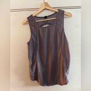 Purple workout shirt